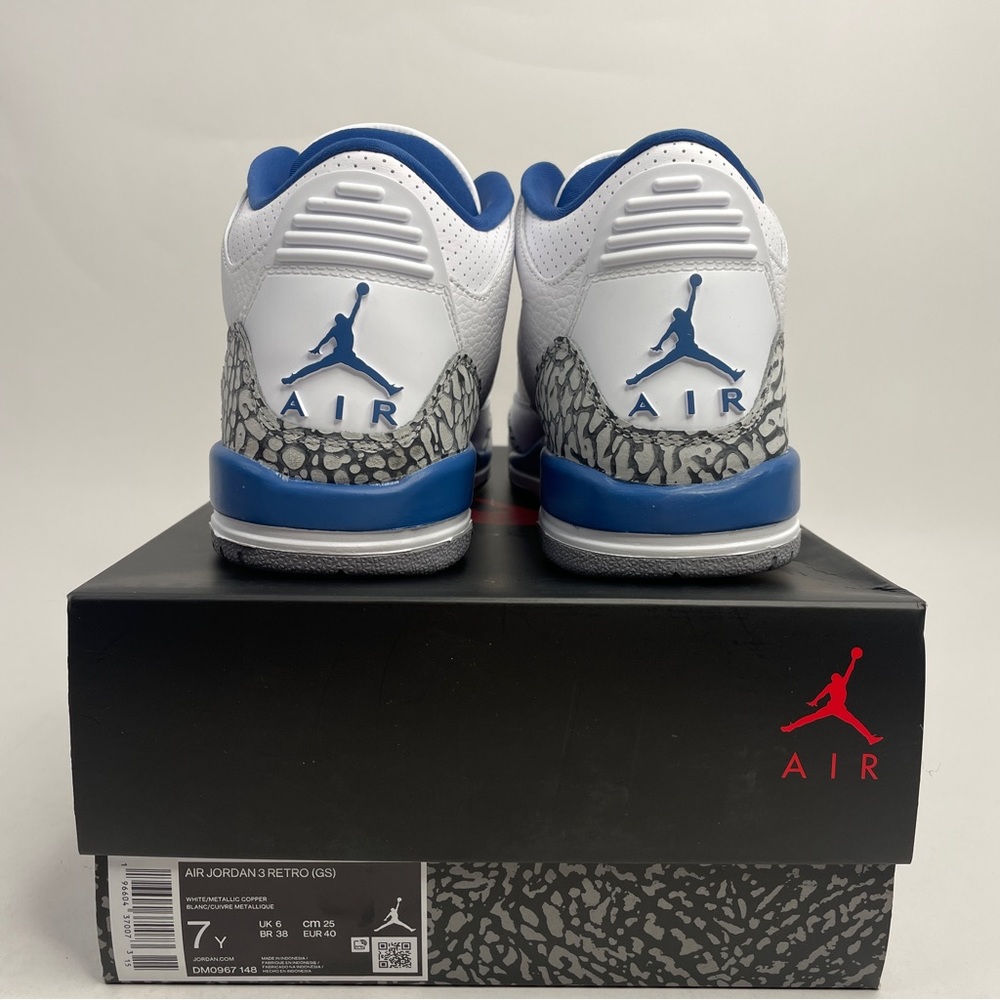 Nike Air Jordan 3 Retro GS “Wizards” 2023 - Picture 4 of 4